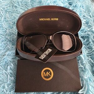 Michael Kors Black and Gold Accents  Women's Sunglasses